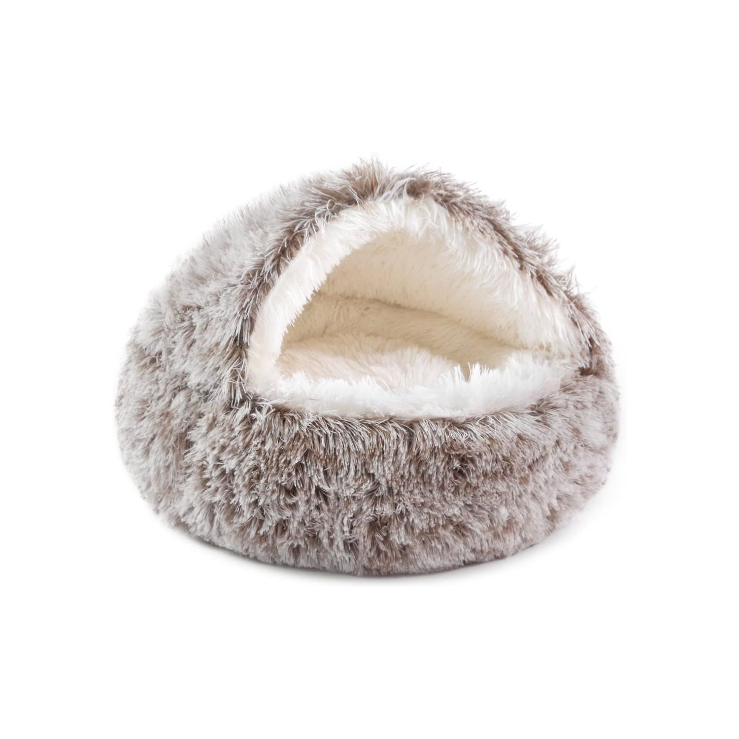 Burrowing Cave Hooded Pets Bed